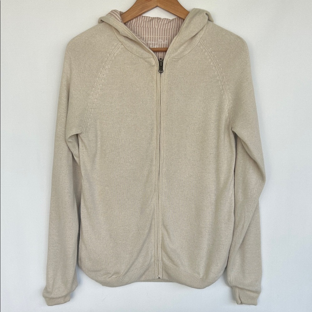 Vintage Mossimo Dutti Soft Fully Lined Full Zip Cardigan with Hood